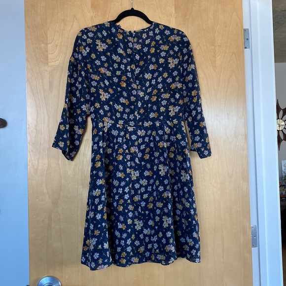 100% Silk Madewell Dress - Picture 3 of 5